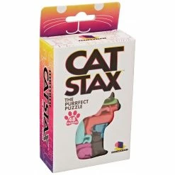 New ⭐ CEACO/ BRAINWRIGHT/ GAMEWRIGHT CAT STAX PURRFECT PUZZLE 🔔