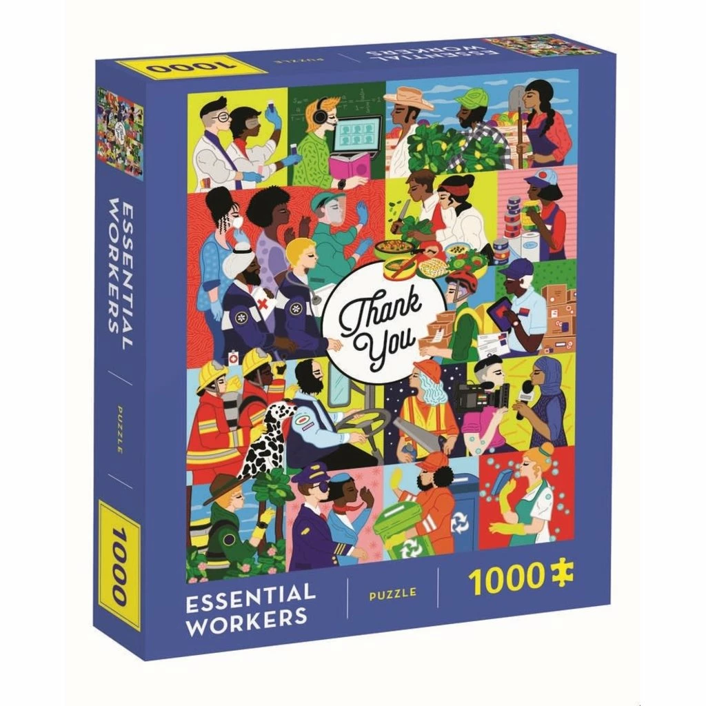 Best Pirce ๐ CHRONICLE PUBLISHING ESSENTIAL WORKERS PUZZLE 1000 PC ๐