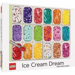 Flash Sale 🔔 CHRONICLE PUBLISHING LEGO ICE CREAM DREAM 1000 PIECE PUZZLE 🧨