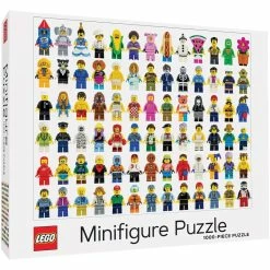 Best Sale 😀 CHRONICLE PUBLISHING LEGO MINIFIGURE 1000 PIECE PUZZLE 👏