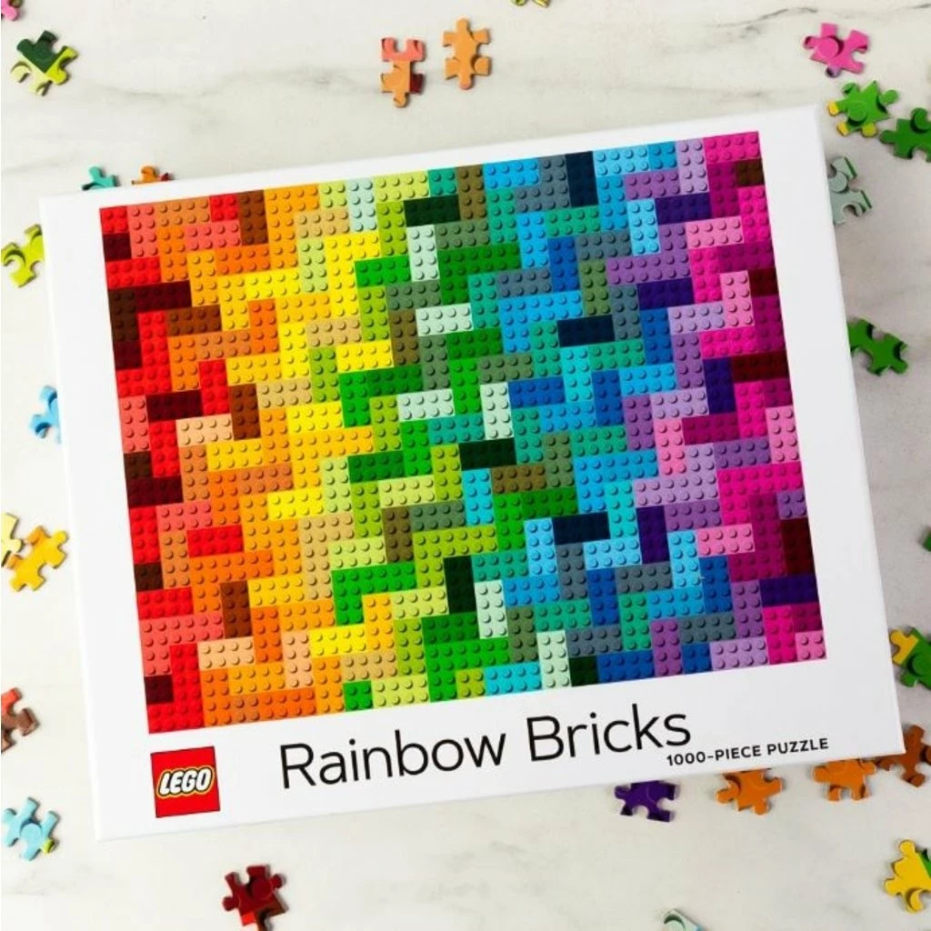 Best deal ๐ CHRONICLE PUBLISHING LEGO RAINBOW BRICKS 1000 PIECE PUZZLE ๐ - Image 2