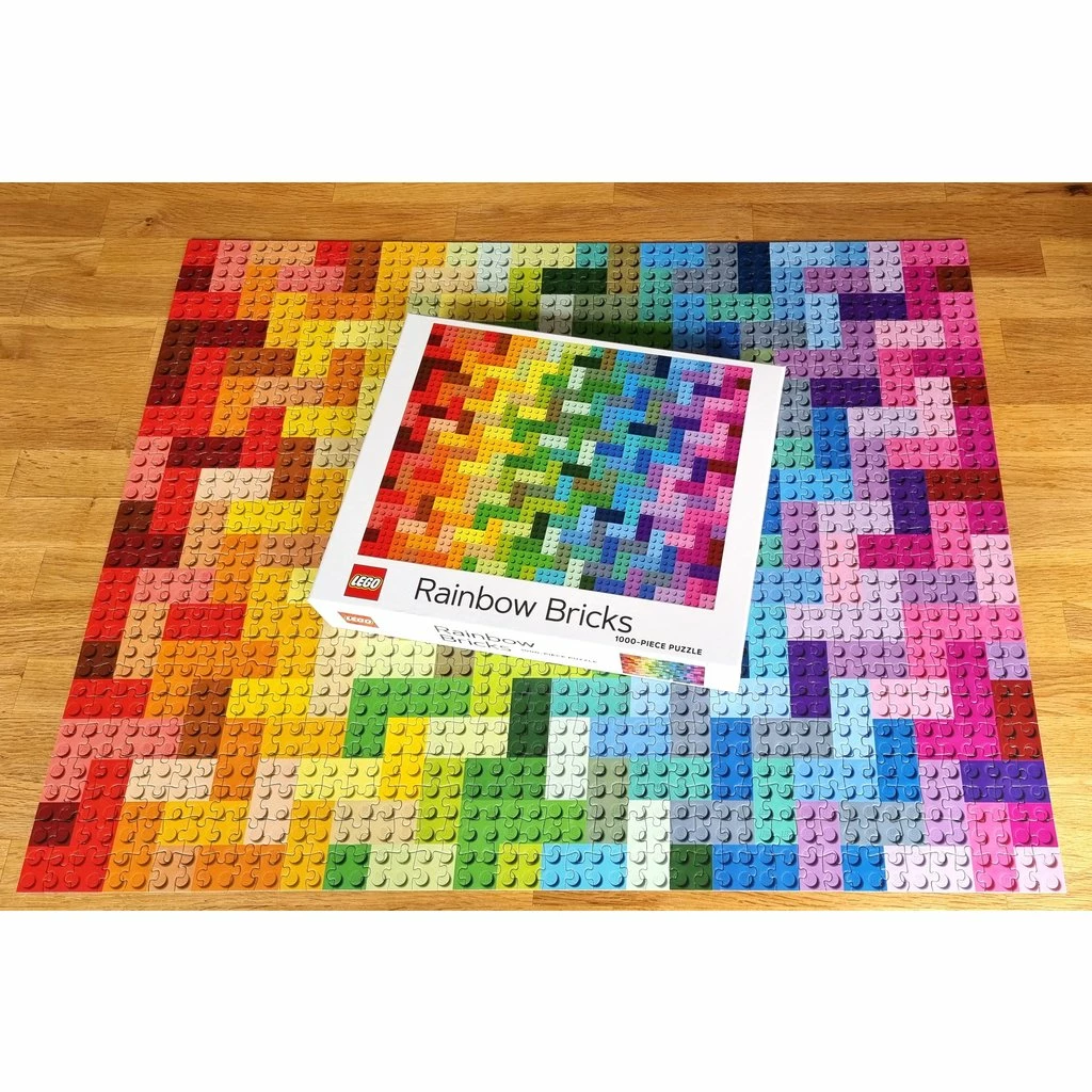 Best deal ๐ CHRONICLE PUBLISHING LEGO RAINBOW BRICKS 1000 PIECE PUZZLE ๐ - Image 3