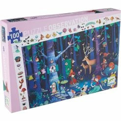 Wholesale ❤️ DJECO OBSERVATION PUZZLE: ENCHANTED FOREST 100 PIECE PUZZLE ✨