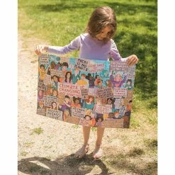 Hot Sale ⭐ EEBOO CLIMATE MARCH 100 PC PUZZLE** ❤️