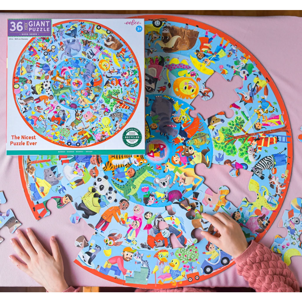 Wholesale 🛒 EEBOO GOOD DEEDS 36 PIECE PUZZLE 💯 - Image 4