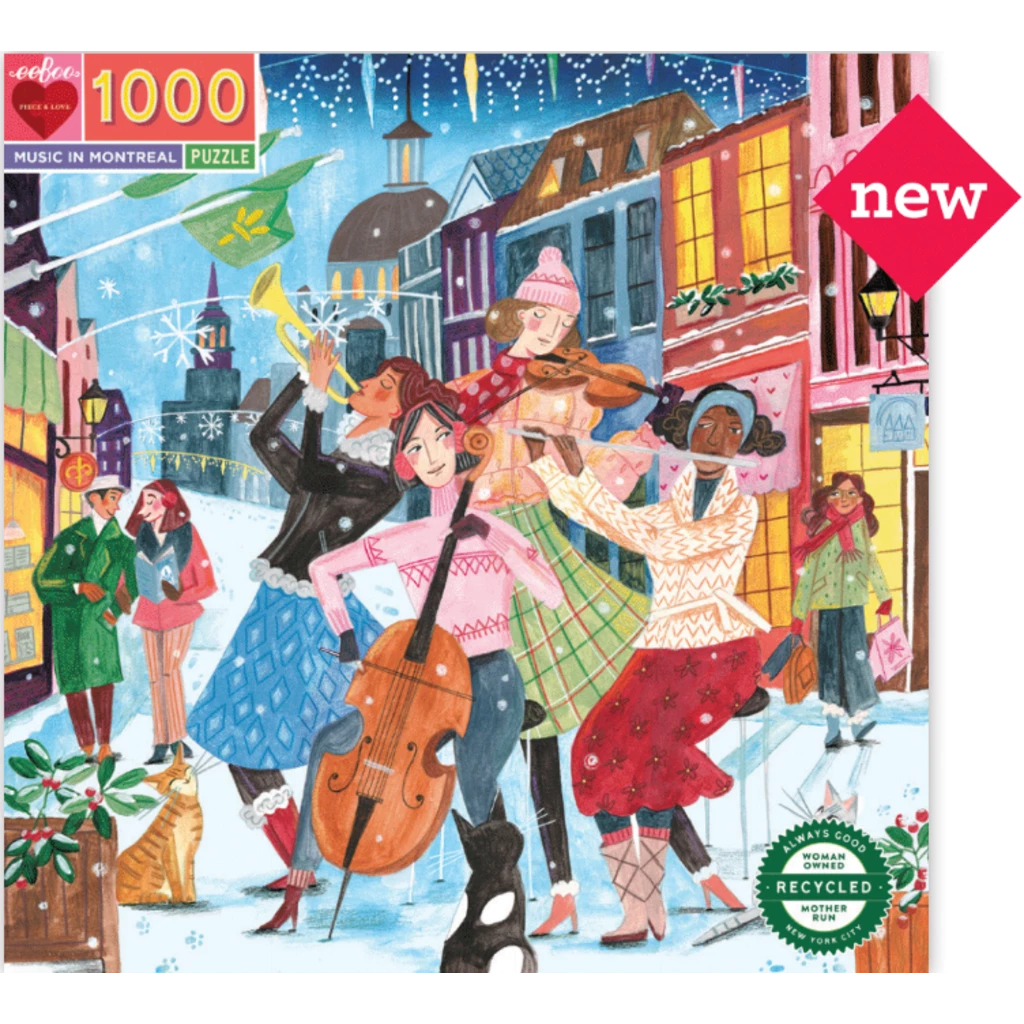 Brand new 🎉 EEBOO MUSIC IN MONTREAL 1000 PIECE PUZZLE** ⭐ - Image 2