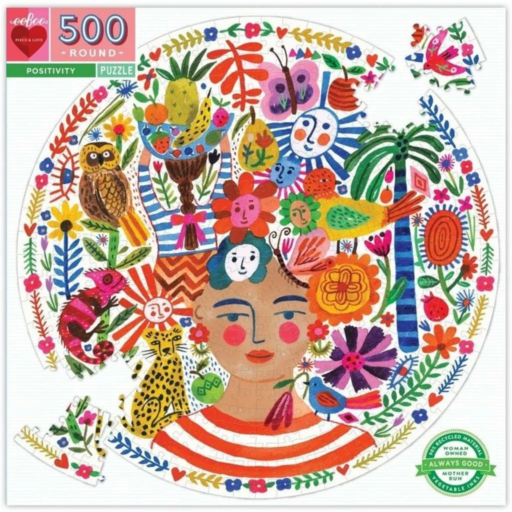 Brand new 🤩 EEBOO POSITIVITY 500 PIECE PUZZLE ⭐