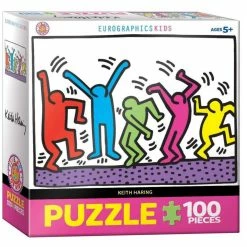 Budget 🔥 EUROGRAPHICS DANCING KEITH HARING 100 PIECE PUZZLE 👏