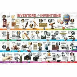 Best Sale ❤️ EUROGRAPHICS INVENTORS AND THEIR INVENTIONS 200 PIECE PUZZLE 🔥