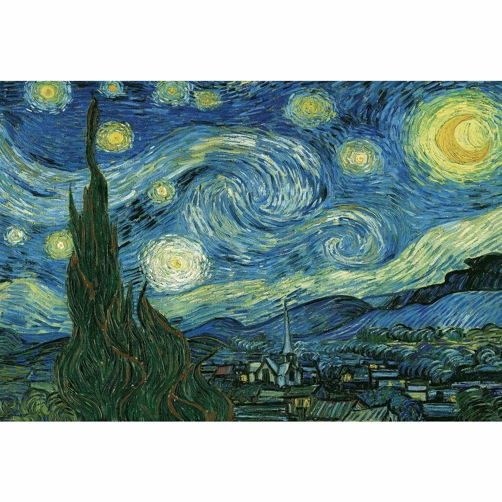 New 🎁 EUROGRAPHICS STARRY NIGHT VAN GOGH 2000 PIECE ⭐ - Image 2