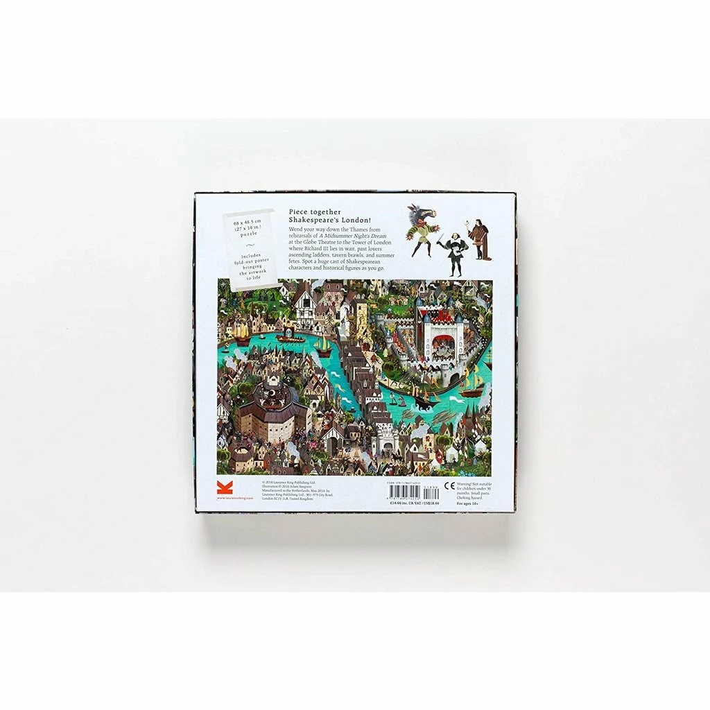 Brand new ๐ LAURENCE KING PUBLISHING WORLD OF SHAKESPEARE 1000 PC PUZZLE ๐คฉ - Image 7