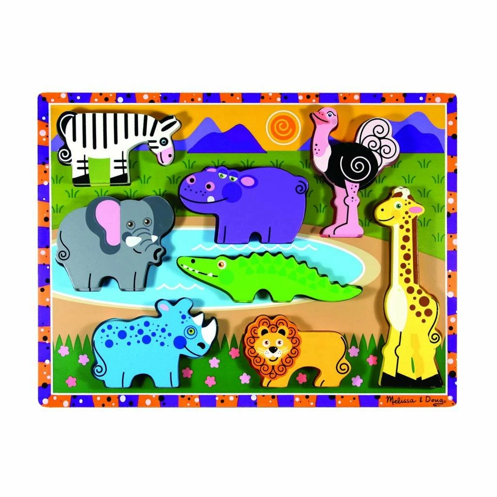 Budget 😍 MELISSA AND DOUG CHUNKY PUZZLE ❤️ - Image 4