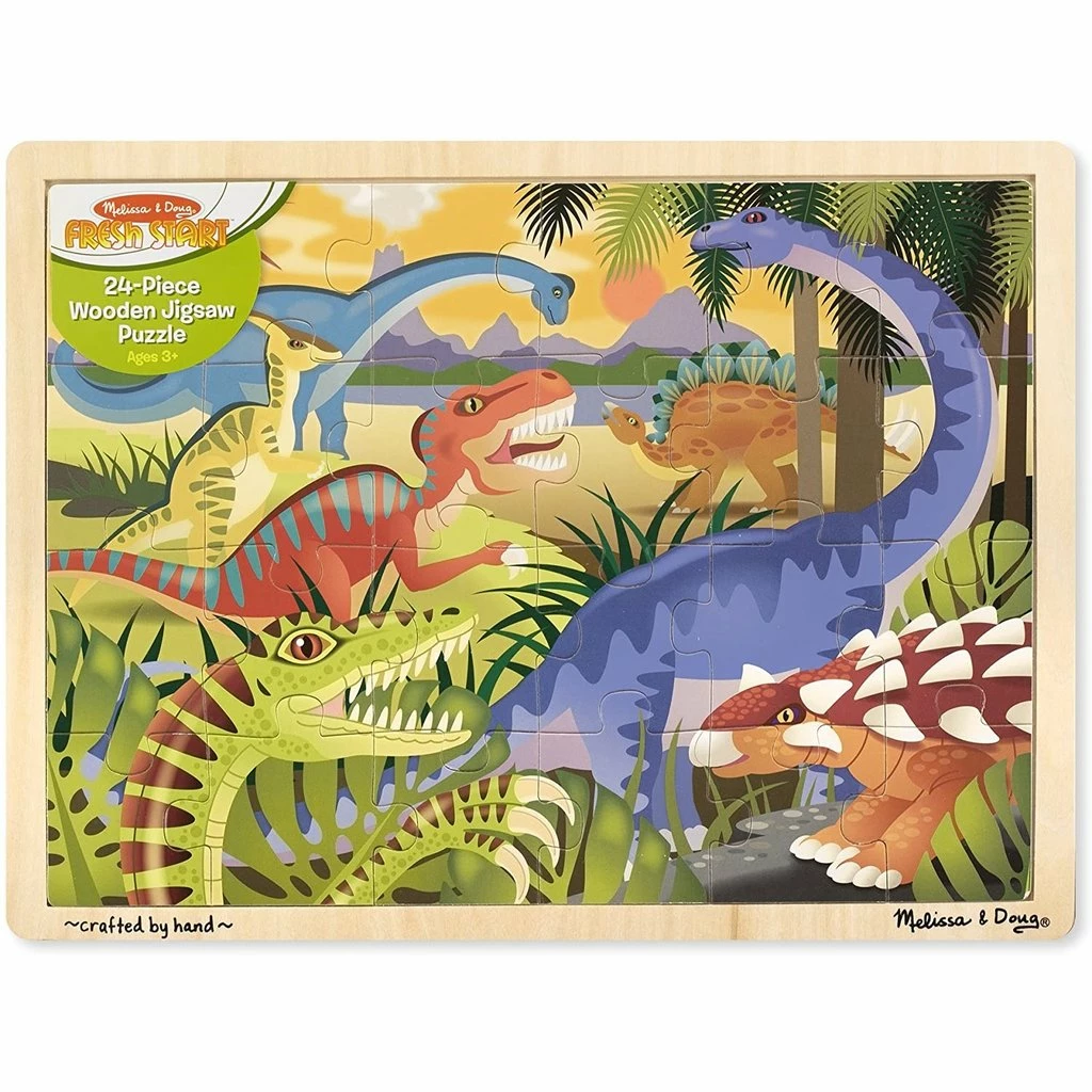 Top 10 ✔️ MELISSA AND DOUG DINOSAUR 24 PIECE PUZZLE ❤️ - Image 2