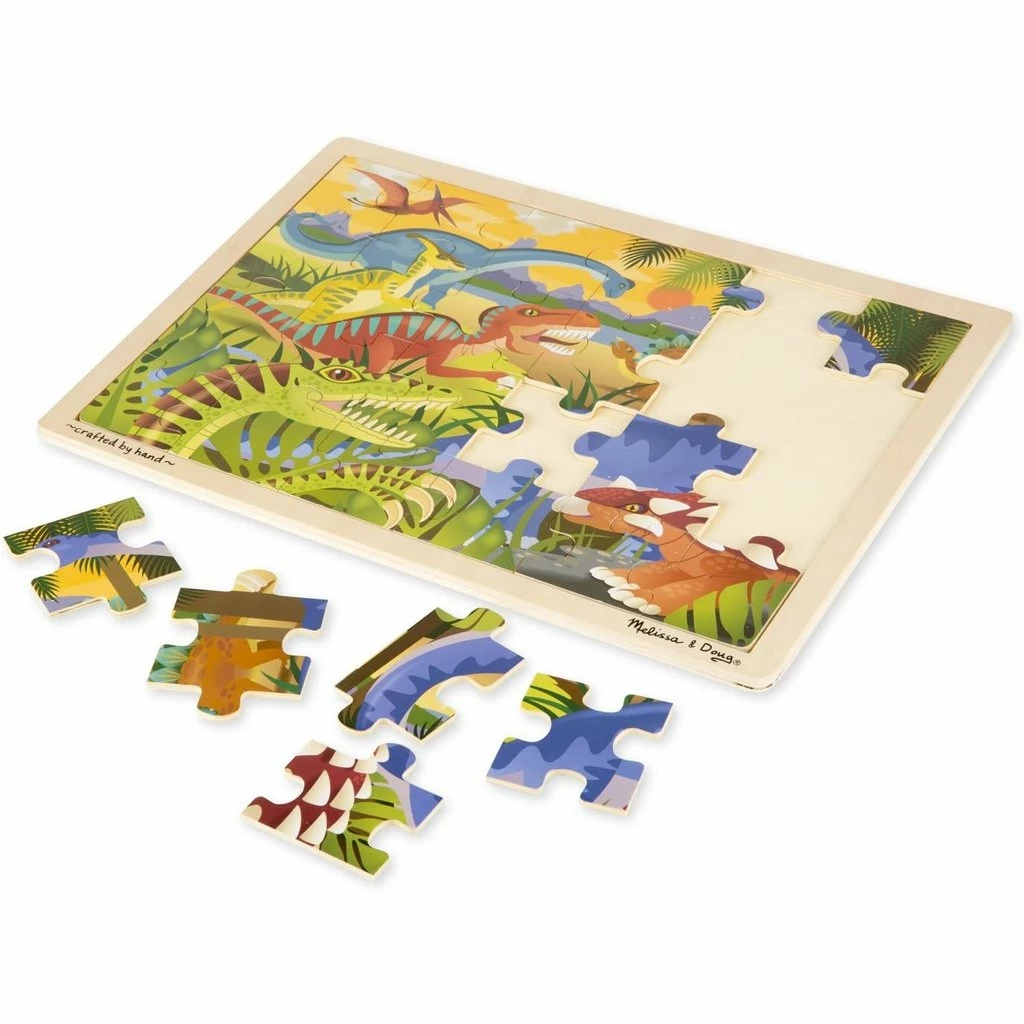 Top 10 ✔️ MELISSA AND DOUG DINOSAUR 24 PIECE PUZZLE ❤️ - Image 3