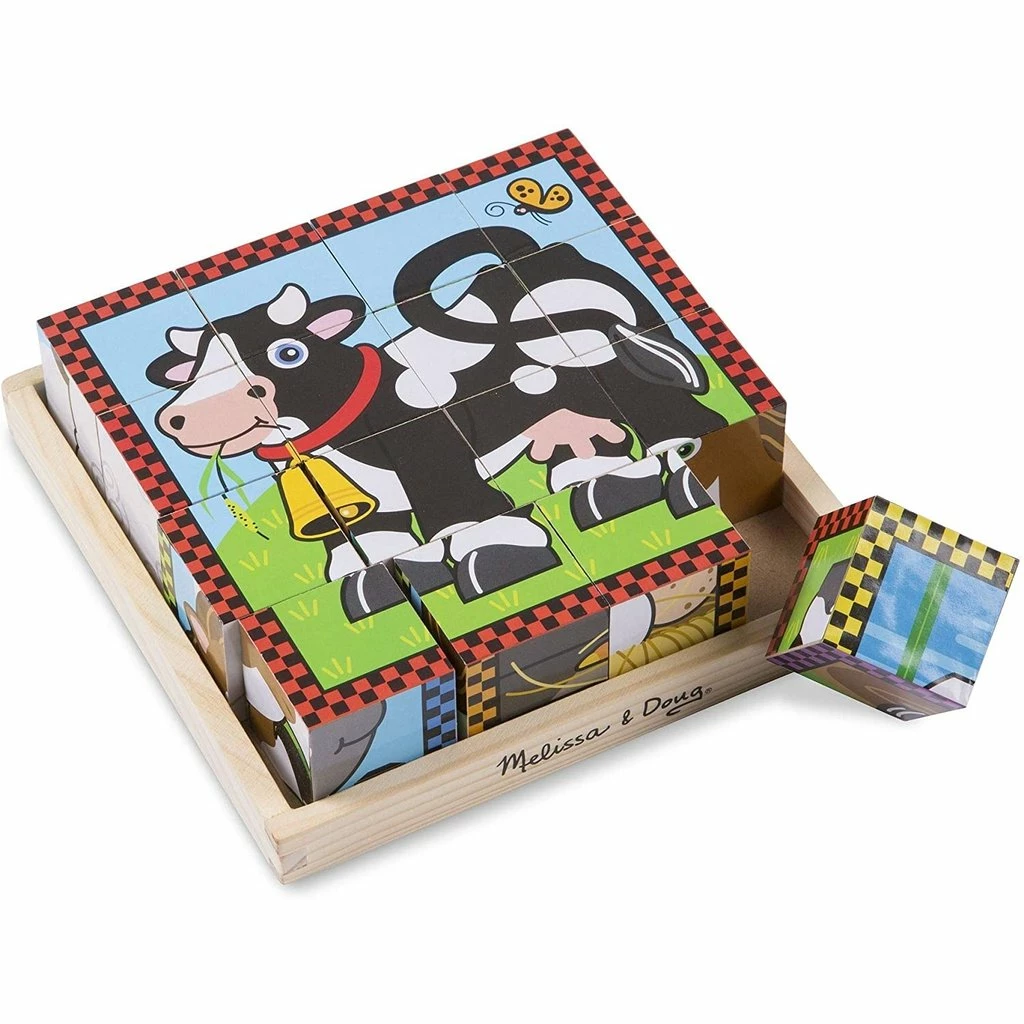Top 10 ❤️ MELISSA AND DOUG FARM CUBE PUZZLE 🤩 - Image 2