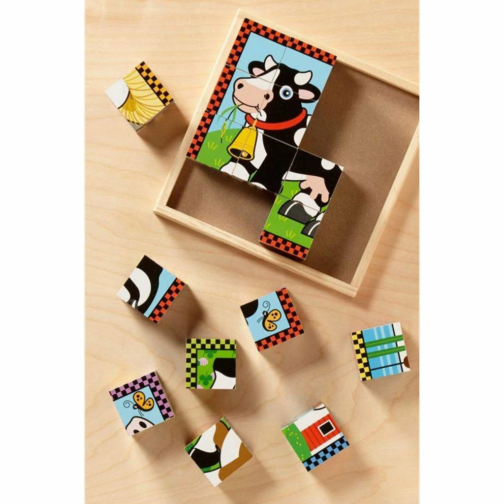 Top 10 ❤️ MELISSA AND DOUG FARM CUBE PUZZLE 🤩 - Image 3