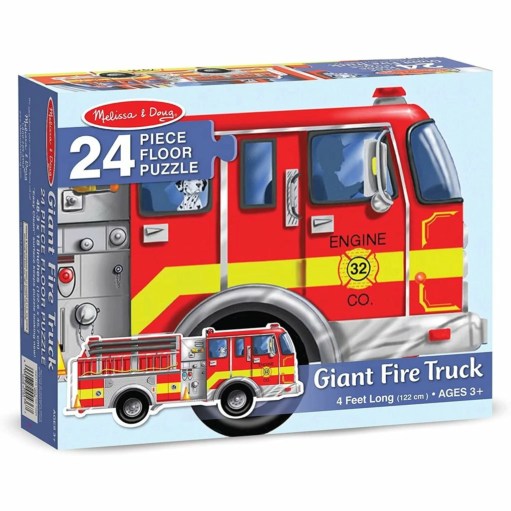 Best reviews of 🥰 MELISSA AND DOUG FIRE TRUCK 24 PIECE FLOOR PUZZLE 🤩 - Image 2