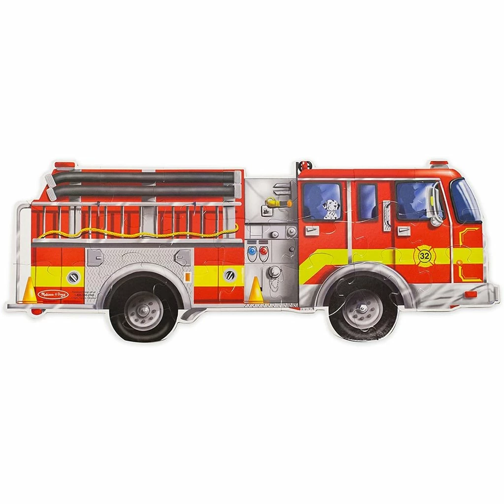 Best reviews of 🥰 MELISSA AND DOUG FIRE TRUCK 24 PIECE FLOOR PUZZLE 🤩 - Image 3