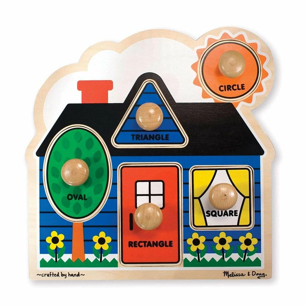 Brand new 🔥 MELISSA AND DOUG FIRST SHAPES JUMBO KNOB ❤️ - Image 2