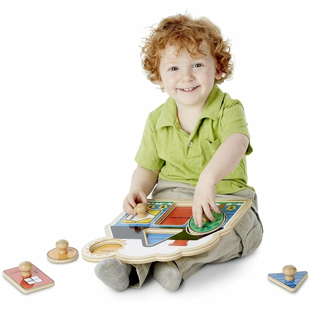 Brand new 🔥 MELISSA AND DOUG FIRST SHAPES JUMBO KNOB ❤️ - Image 3