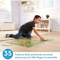 Cheap 👏 MELISSA AND DOUG ON THE FARM 35 PIECE FLOOR PUZZLE 🧨
