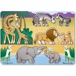 Wholesale ✨ MELISSA AND DOUG PEG PUZZLE SAFARI 😀