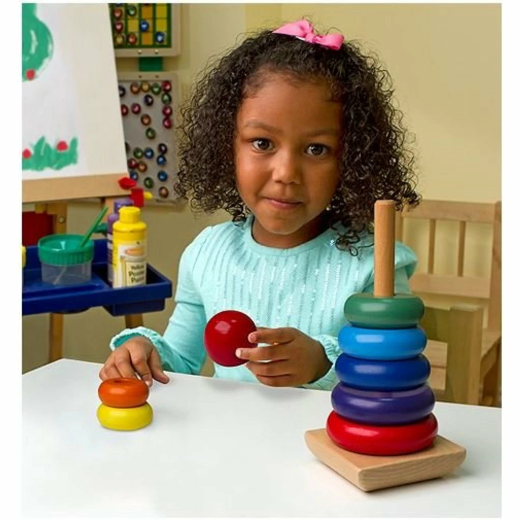 Hot Sale ๐ MELISSA AND DOUG RAINBOW STACKER ๐ - Image 2