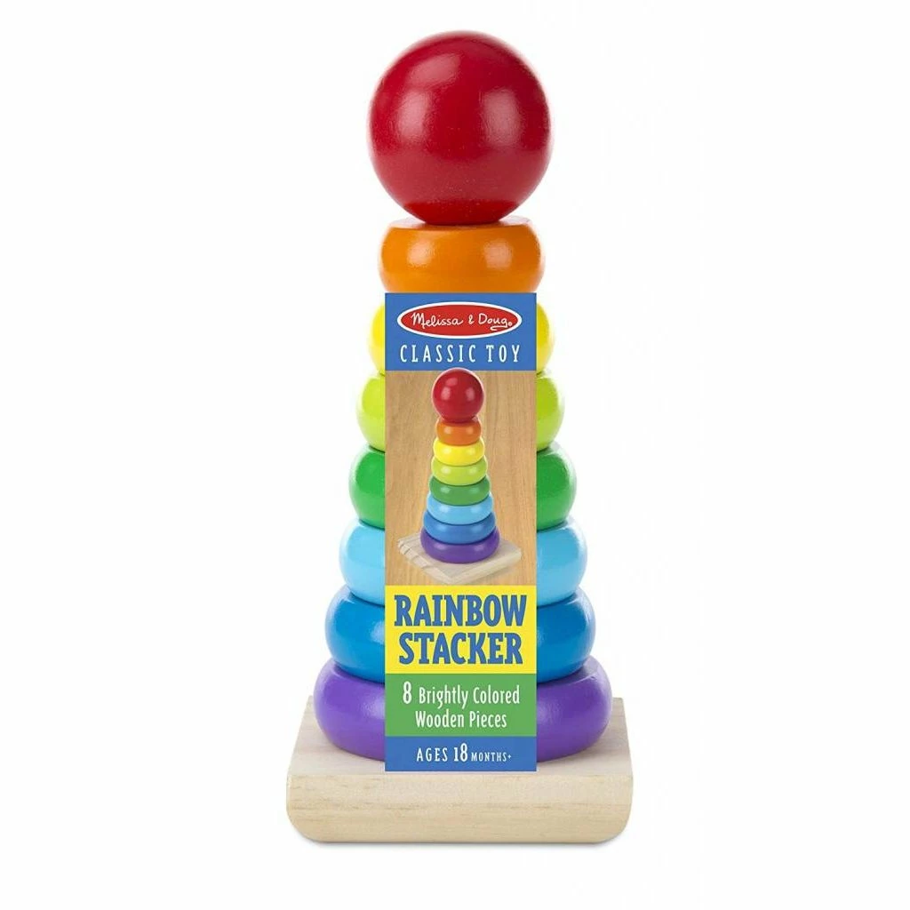 Hot Sale ๐ MELISSA AND DOUG RAINBOW STACKER ๐ - Image 3