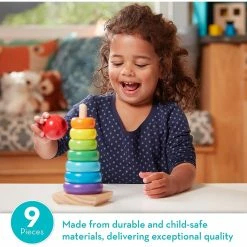 Hot Sale 😉 MELISSA AND DOUG RAINBOW STACKER 😉