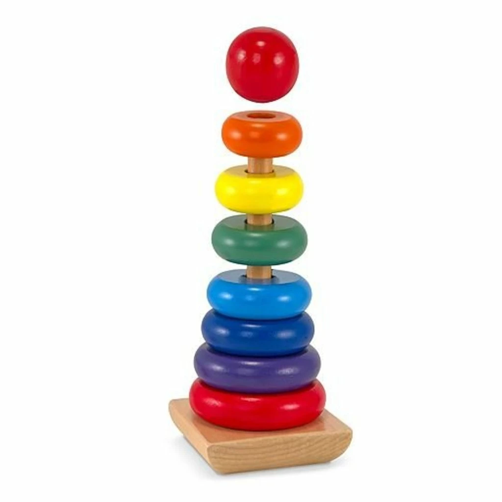 Hot Sale ๐ MELISSA AND DOUG RAINBOW STACKER ๐ - Image 5