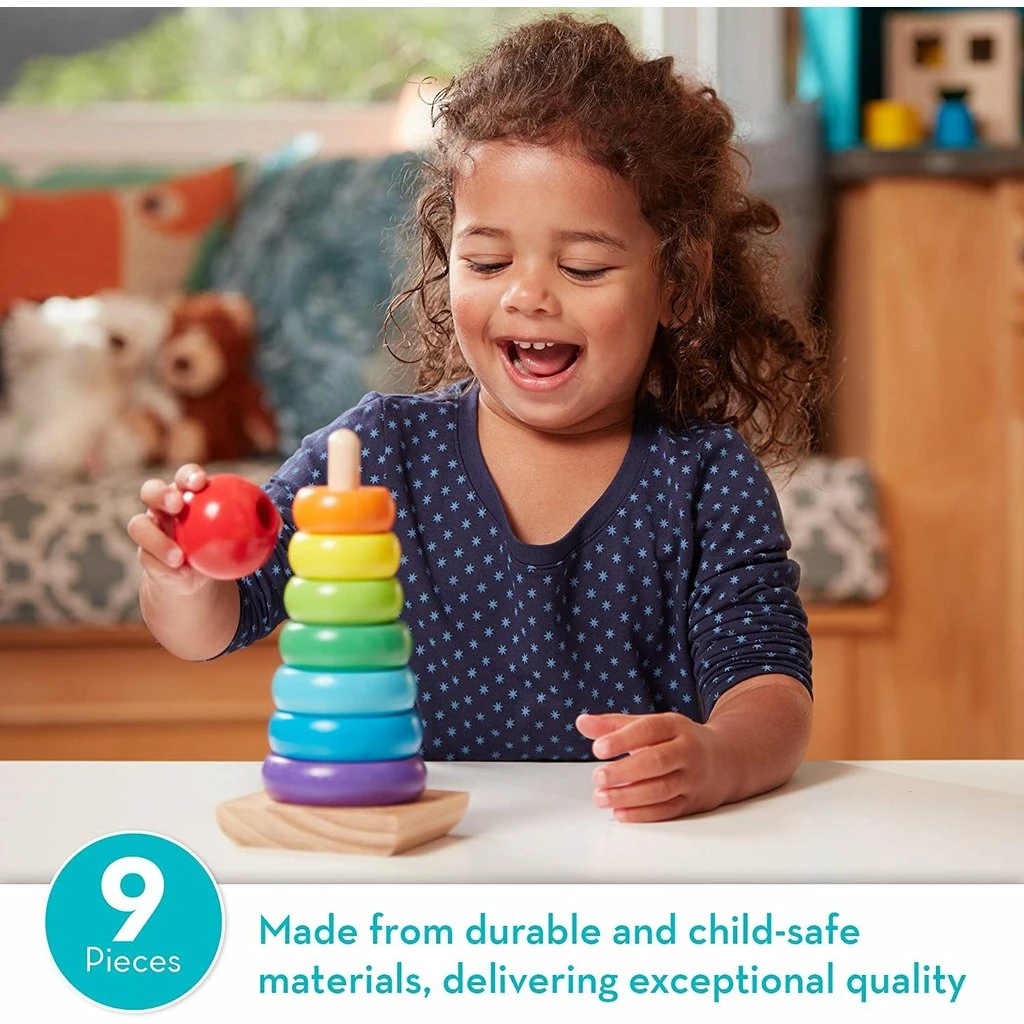 Hot Sale ๐ MELISSA AND DOUG RAINBOW STACKER ๐