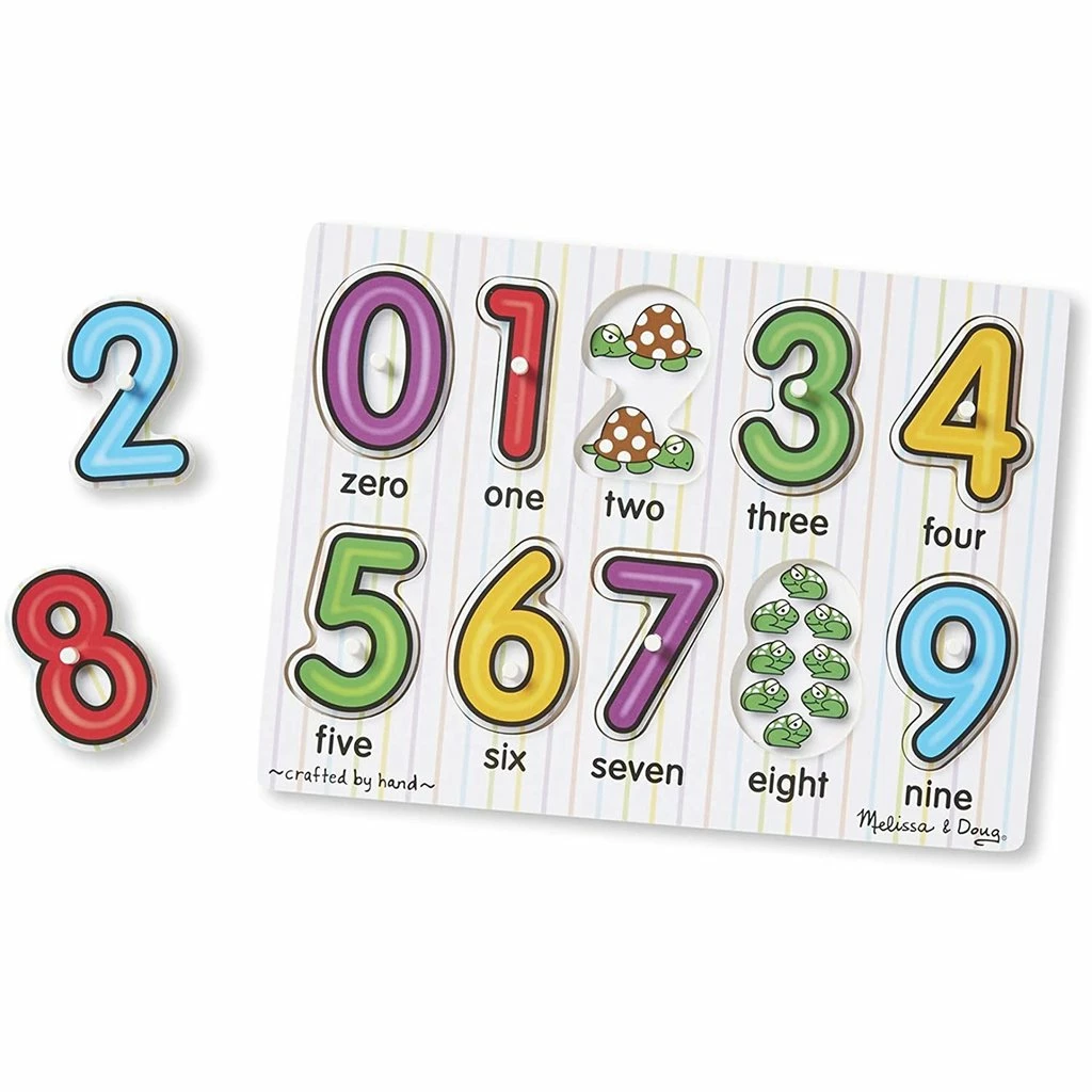 Cheapest ⭐ MELISSA AND DOUG SEE-INSIDE: NUMBER PEG PUZZLE 🔥 - Image 3