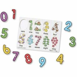 Cheapest ⭐ MELISSA AND DOUG SEE-INSIDE: NUMBER PEG PUZZLE 🔥
