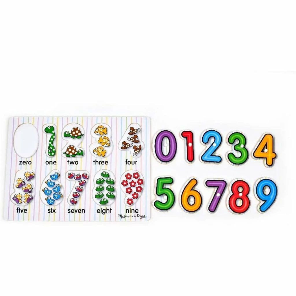Cheapest ⭐ MELISSA AND DOUG SEE-INSIDE: NUMBER PEG PUZZLE 🔥 - Image 4
