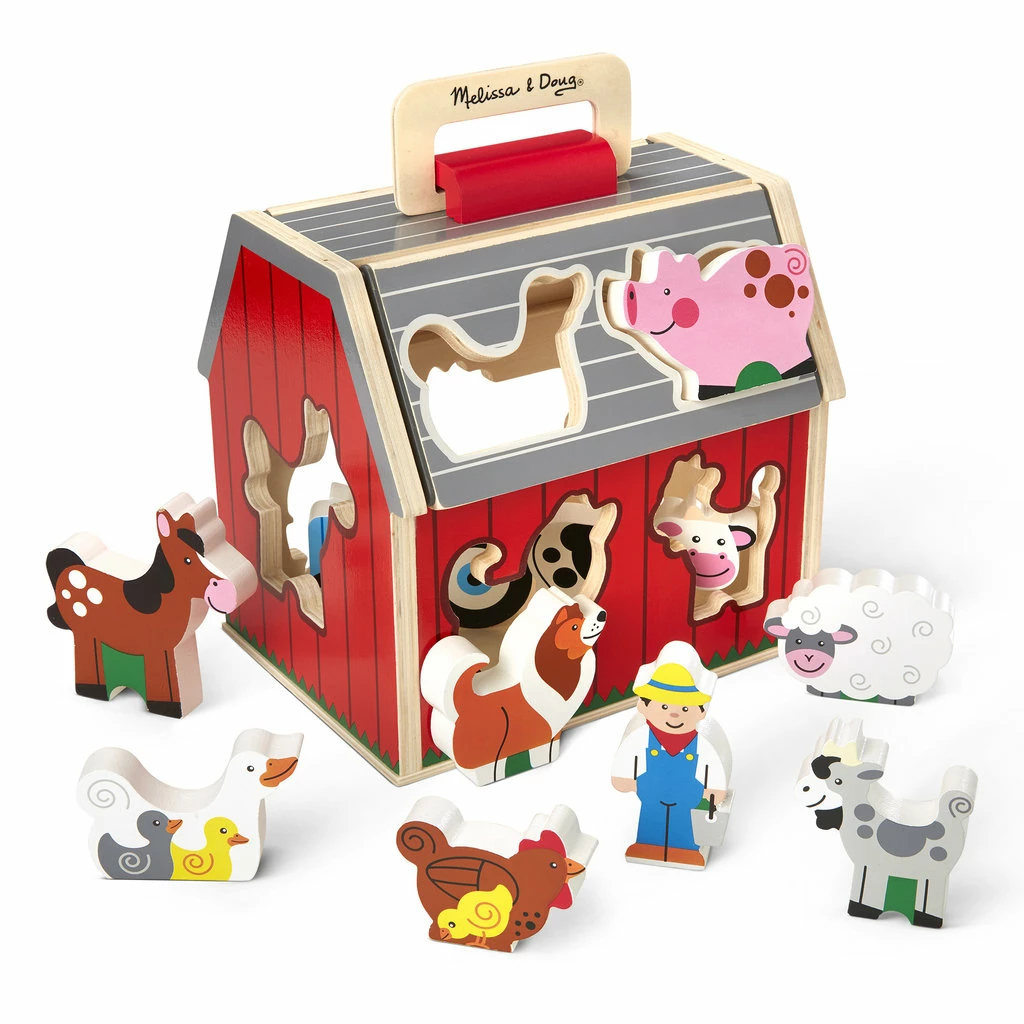 Best Pirce ๐ MELISSA AND DOUG TAKE ALONG SORTING BARN ๐ฅ - Image 2