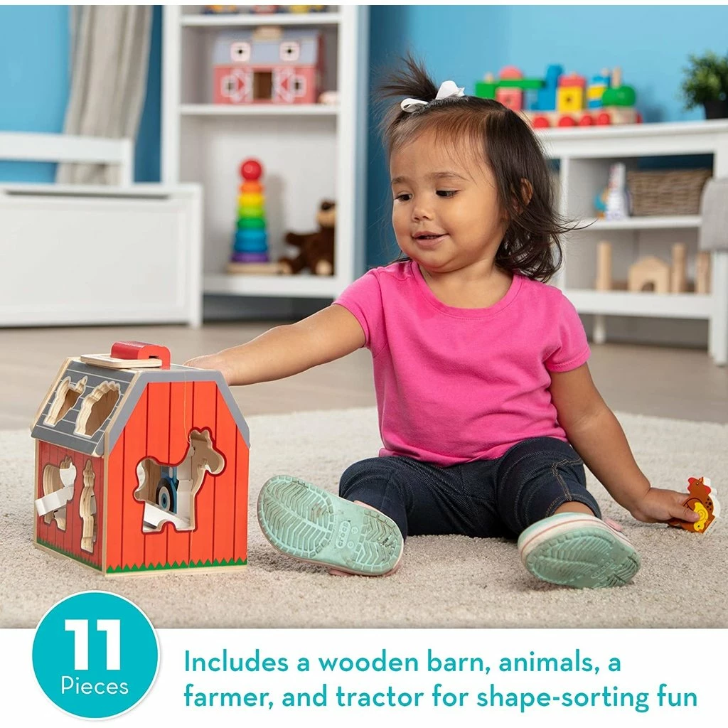 Best Pirce ๐ MELISSA AND DOUG TAKE ALONG SORTING BARN ๐ฅ