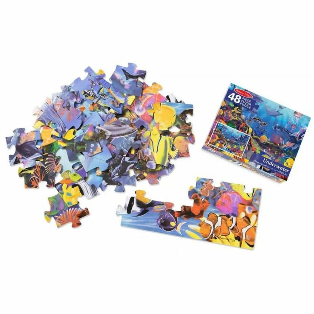 Best Pirce โ๏ธ MELISSA AND DOUG UNDERWATER 48 PIECE FLOOR PUZZLE ๐ - Image 4