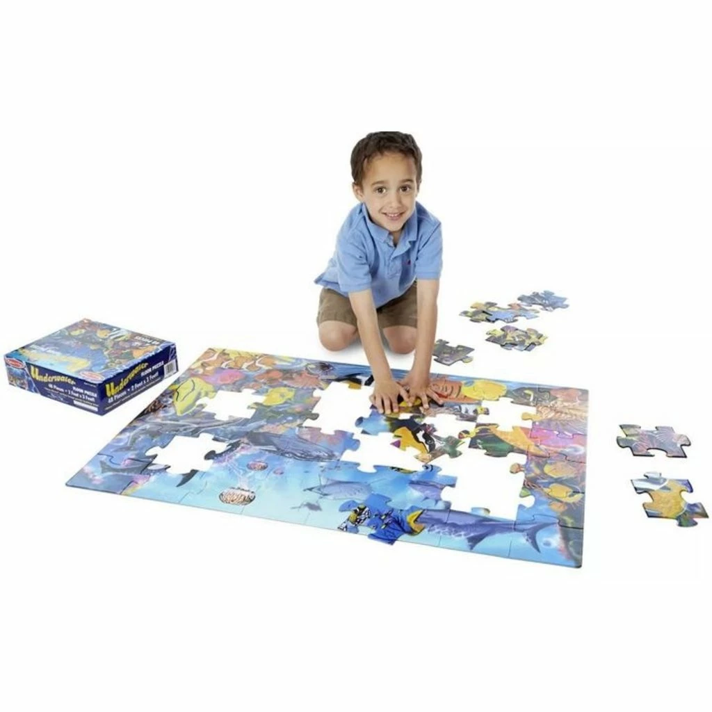 Best Pirce โ๏ธ MELISSA AND DOUG UNDERWATER 48 PIECE FLOOR PUZZLE ๐