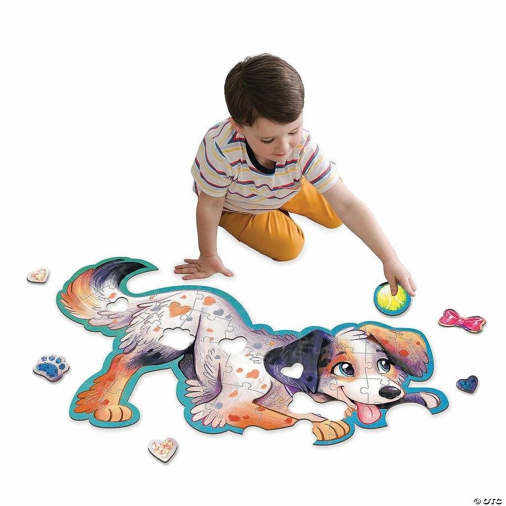 Best deal 🥰 PEACEABLE KINGDOM PUPPY FLOOR PUZZLE 🌟 - Image 2