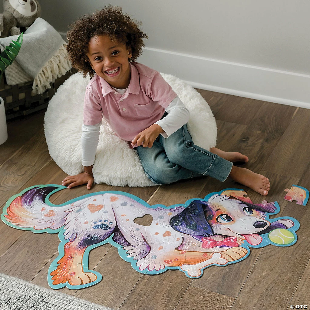 Best deal 🥰 PEACEABLE KINGDOM PUPPY FLOOR PUZZLE 🌟 - Image 3
