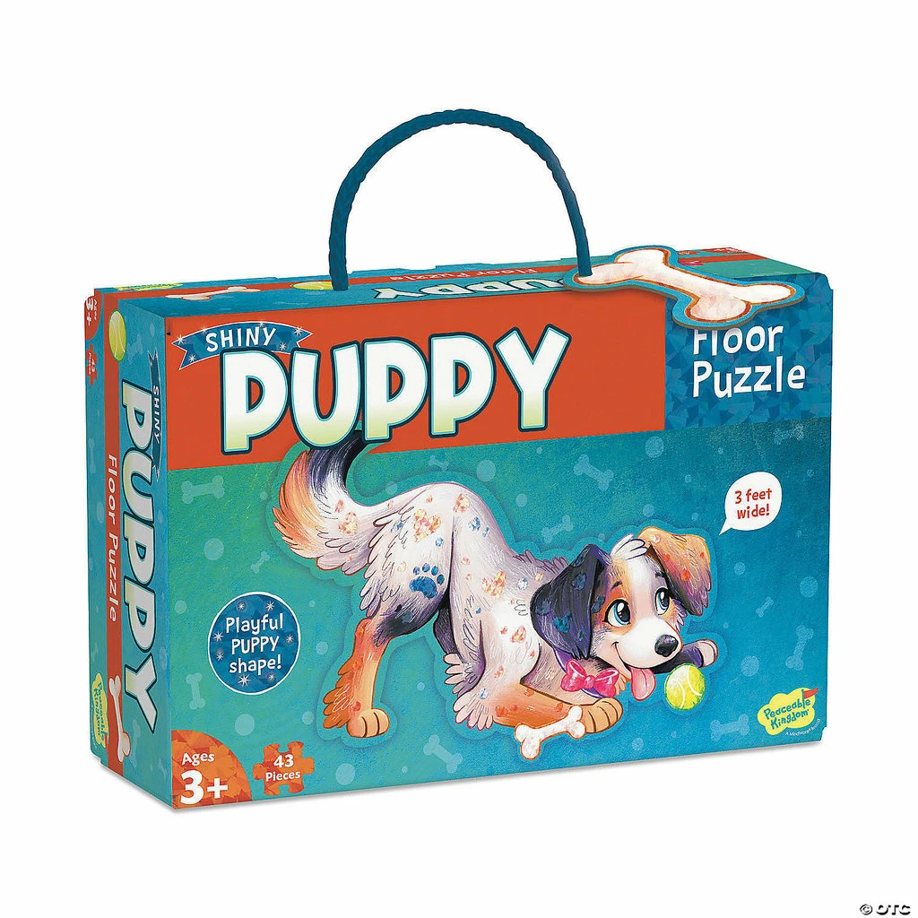 Best deal 🥰 PEACEABLE KINGDOM PUPPY FLOOR PUZZLE 🌟