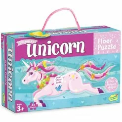 Best reviews of 🛒 PEACEABLE KINGDOM SHIMMERY UNICORN 44 PIECE FLOOR PUZZLE ⭐