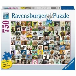 New 🌟 RAVENSBURGER USA 99 LOVEABLE 🦮 DOGS 750 PIECE PUZZLE 😉