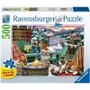 Deals 🔔 RAVENSBURGER USA APRÈS ALL DAY 500 PIECE PUZZLE 🎁