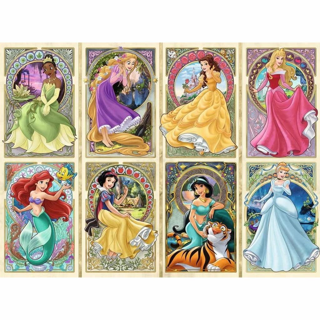 Brand new ๐ฅ RAVENSBURGER USA ART NOUVEAU PRINCESSES 1000 PIECE PUZZLE ๐ - Image 2