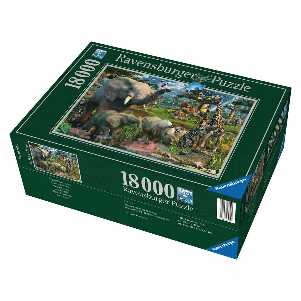 Flash Sale ๐ฏ RAVENSBURGER USA AT THE WATERHOLE 18000 PIECE PUZZLE ๐ - Image 2