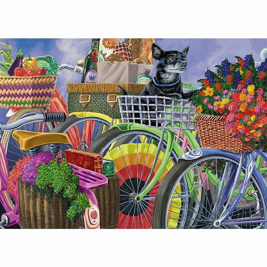 Promo 👏 RAVENSBURGER USA BICYCLE GROUP 300 PIECE PUZZLE 😉 - Image 2
