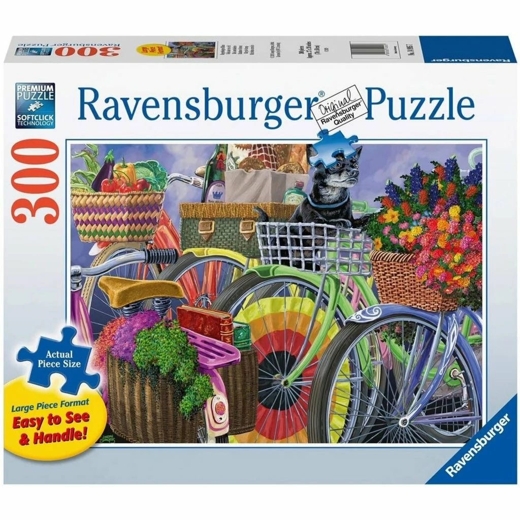 Promo 👏 RAVENSBURGER USA BICYCLE GROUP 300 PIECE PUZZLE 😉