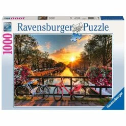 Buy 🤩 RAVENSBURGER USA BICYCLES IN AMSTERDAM 1000 PIECE PUZZLE 🧨