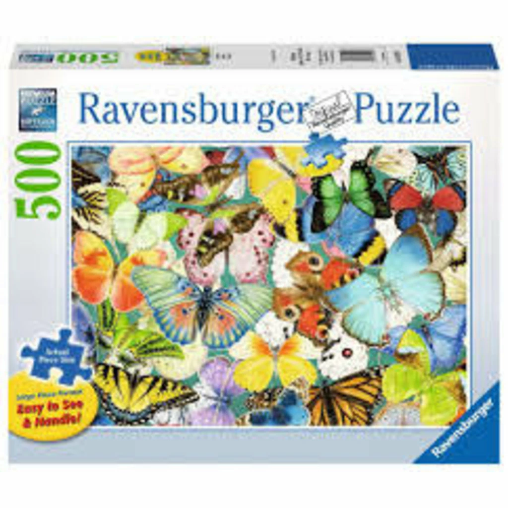 Deals 🥰 RAVENSBURGER USA BUTTERFLIES 500 PIECE PUZZLE 😉
